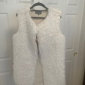 Michael Stars Reversible Faux Fur Long Vest